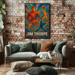 Jim Thorpe Athletic Legend Poster