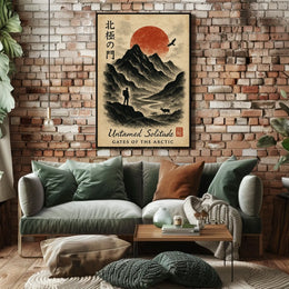 Serene Arctic Wilderness Vintage Travel Poster
