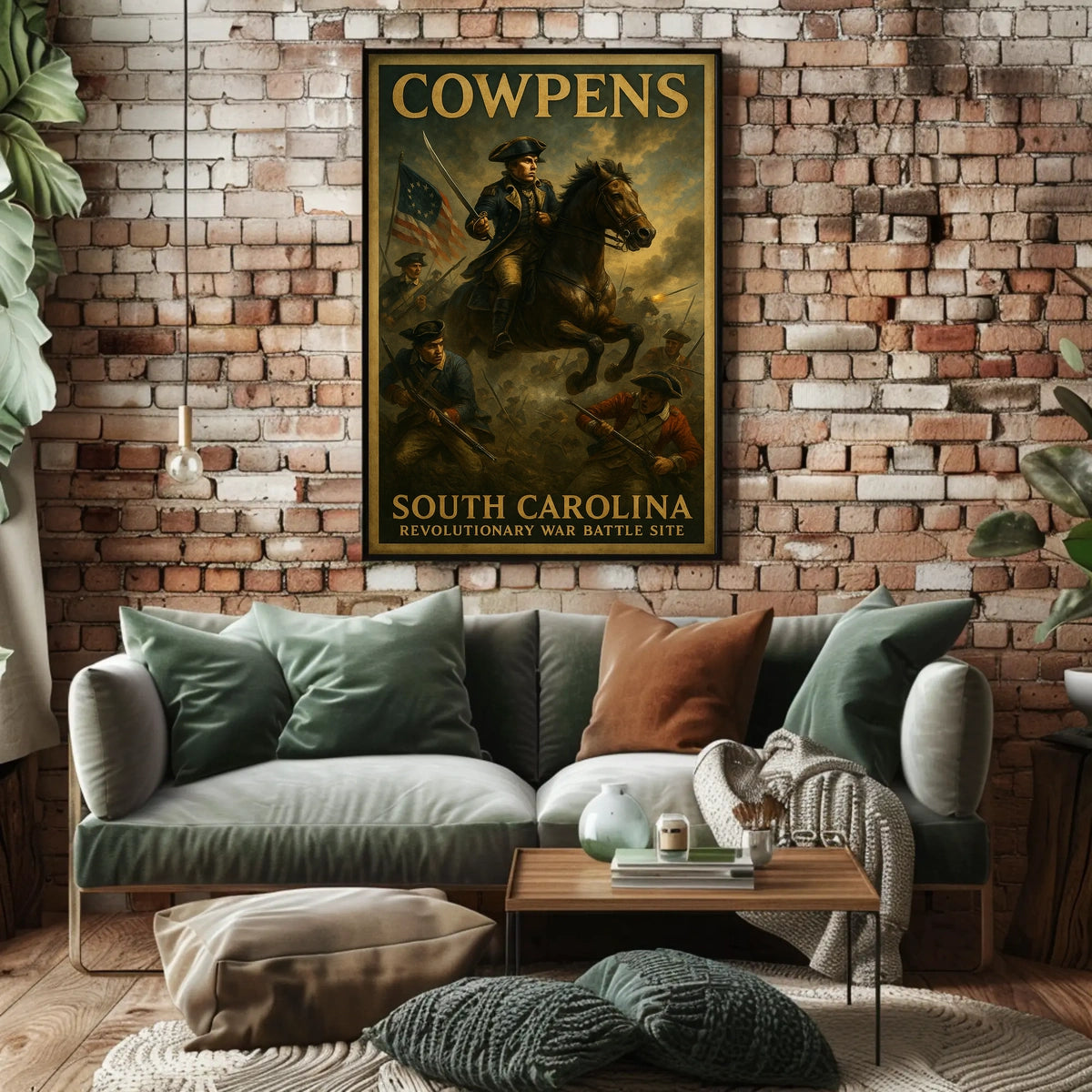 Cowpens Revolutionary War Battle Site Poster