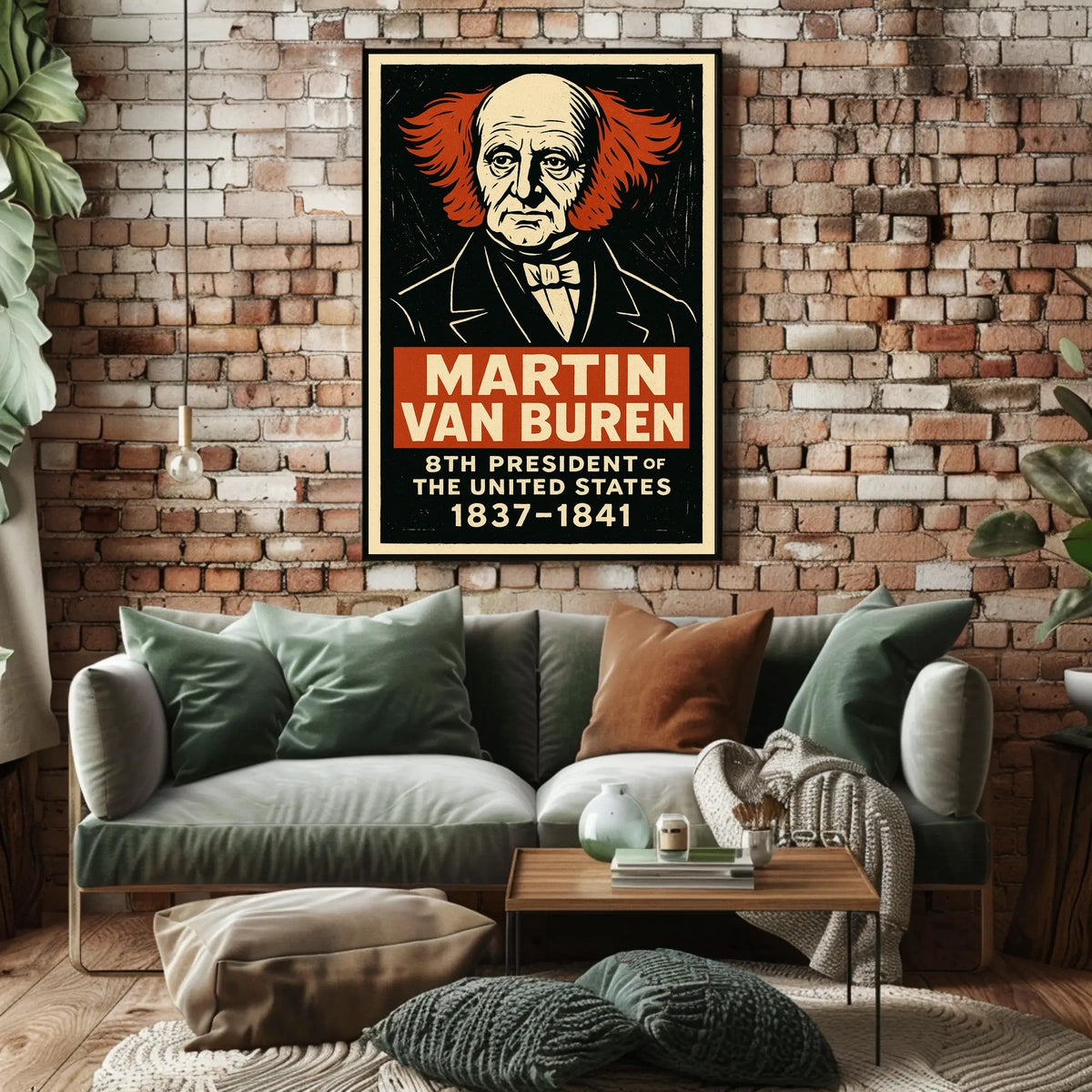 Martin Van Buren 8th President Poster