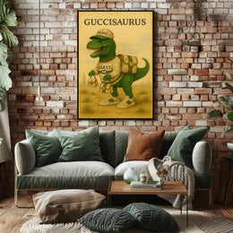 Guccisaurus Poster PosterGoat