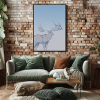 Crystal Elk Poster