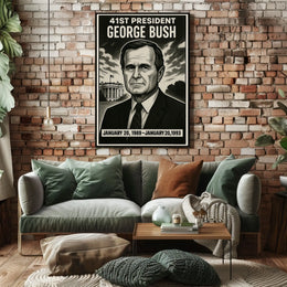 George Bush 41St President Poster
