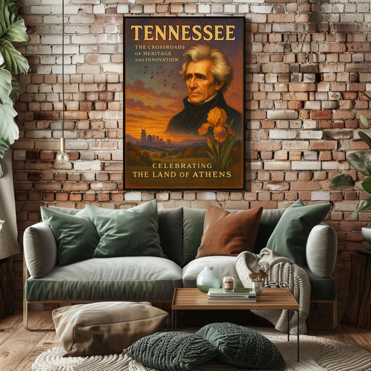 Tennessee The Crossroads of Heritage and Innovation Poster
