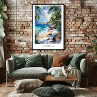 Seychelles Paradise Poster