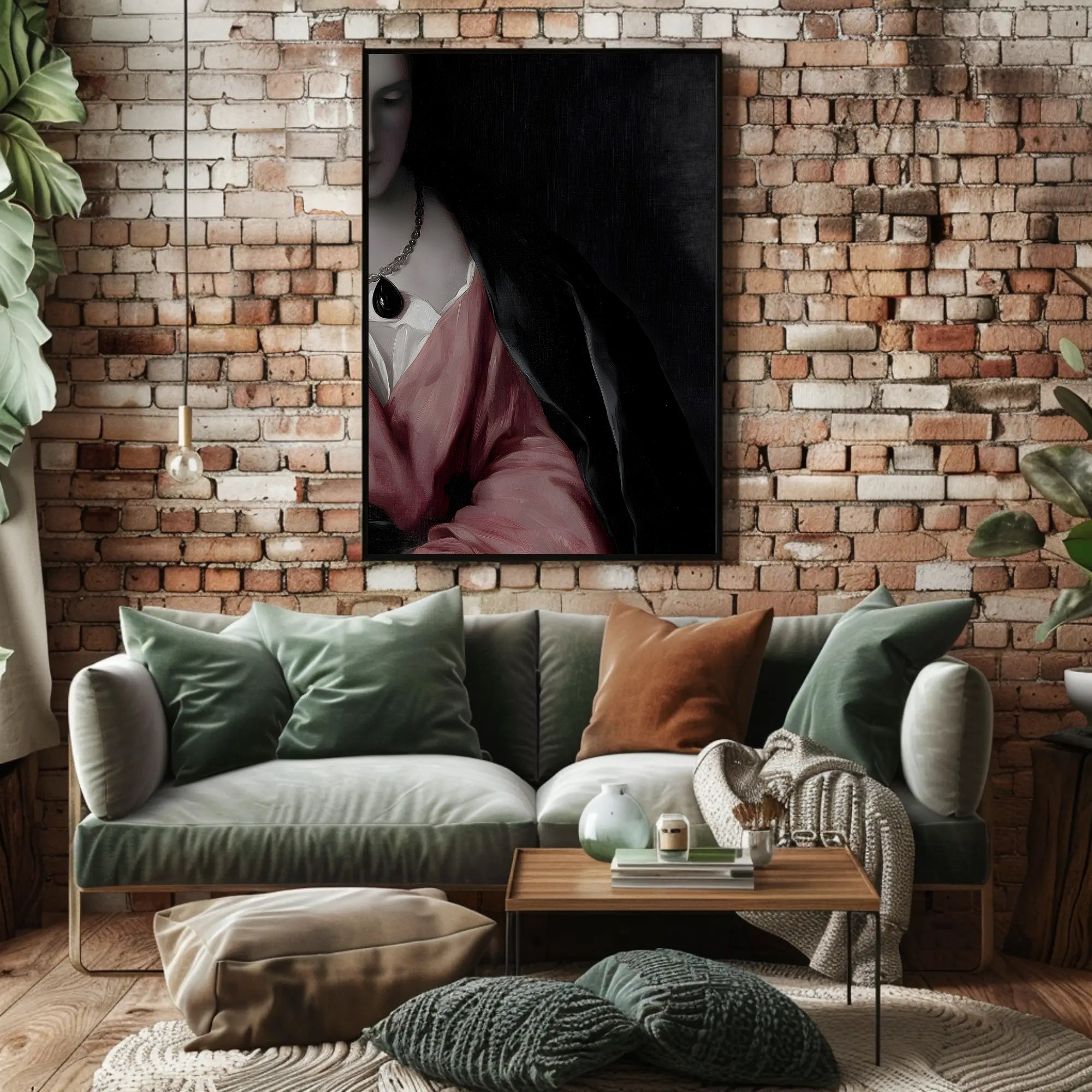 Renaissance Elegance: Artistic Portrait Poster PosterGoat