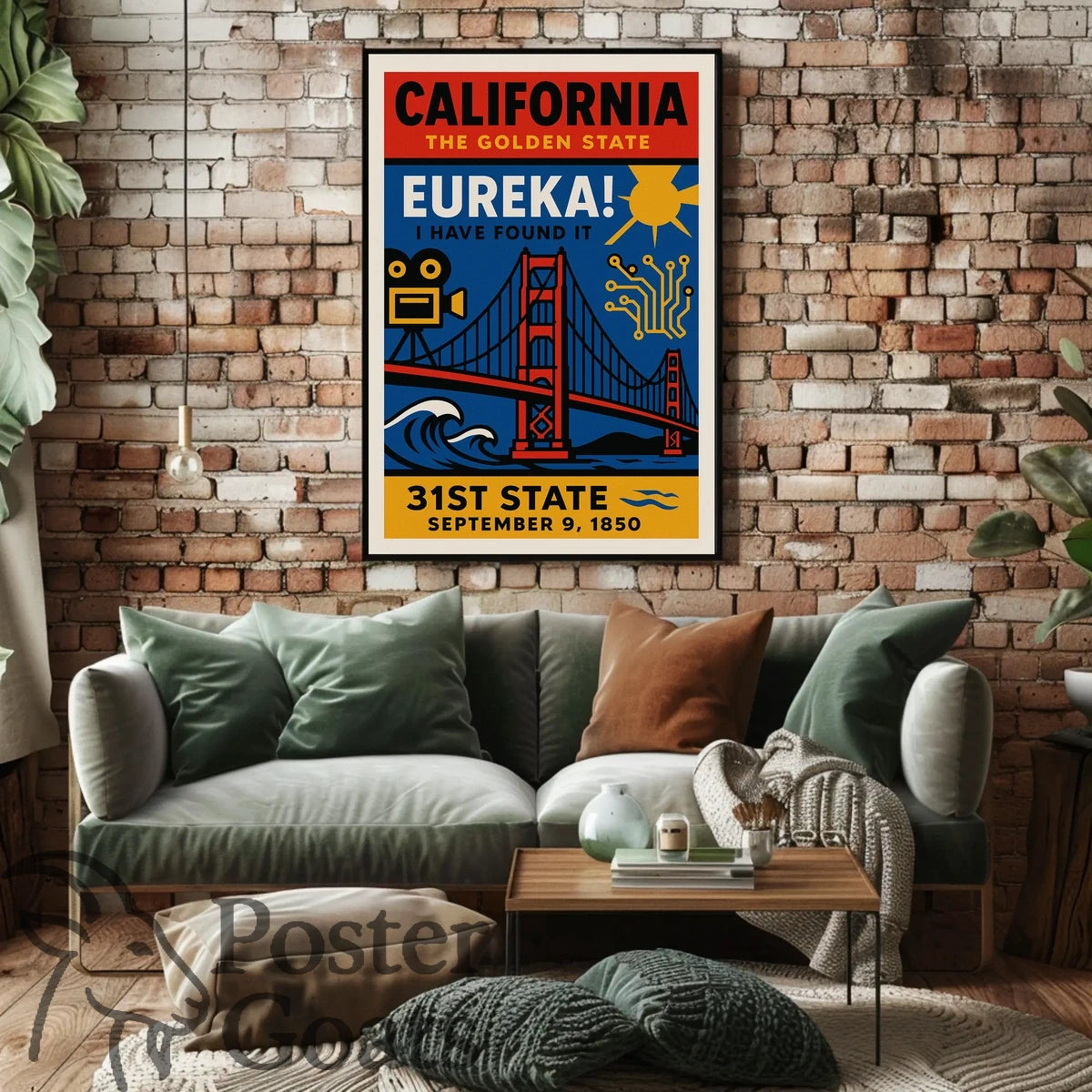 California Golden State Culture – Cultural or Heritage Poster