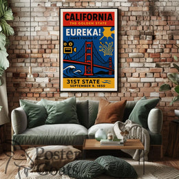 California Golden State Culture – Cultural or Heritage Poster