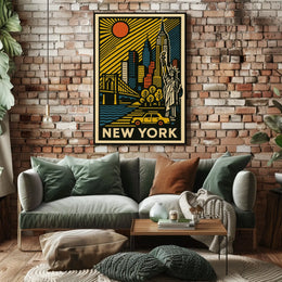 New York City Skyline Poster