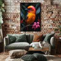 Vibrant Jungle Bird Poster