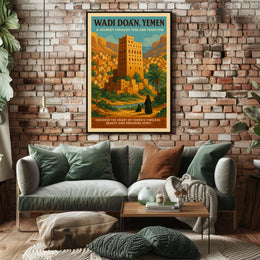 Wadi DoAn, Yemen A Journey Through Poster