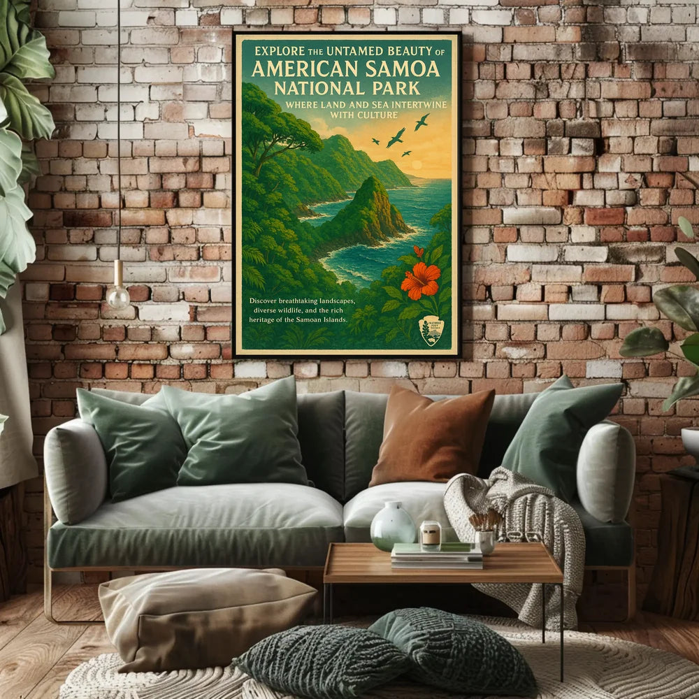 Explore American Samoa National Park Adventure Poster