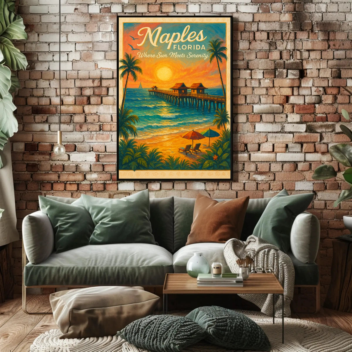 Naples, Florida Where Sun Meets Serenity Poster