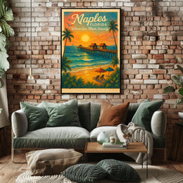 Naples, Florida Where Sun Meets Serenity Poster