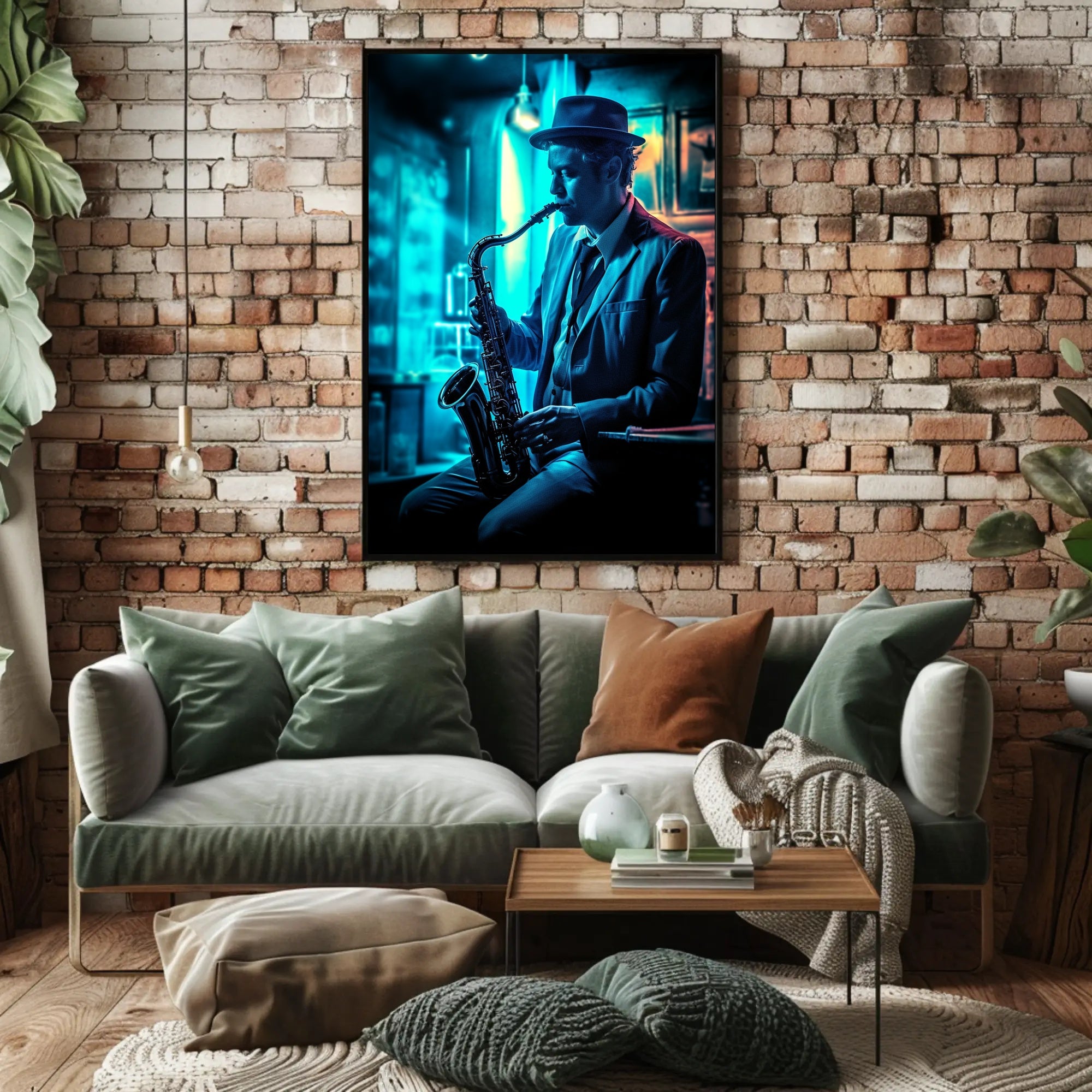 Saxophone Serenade Poster