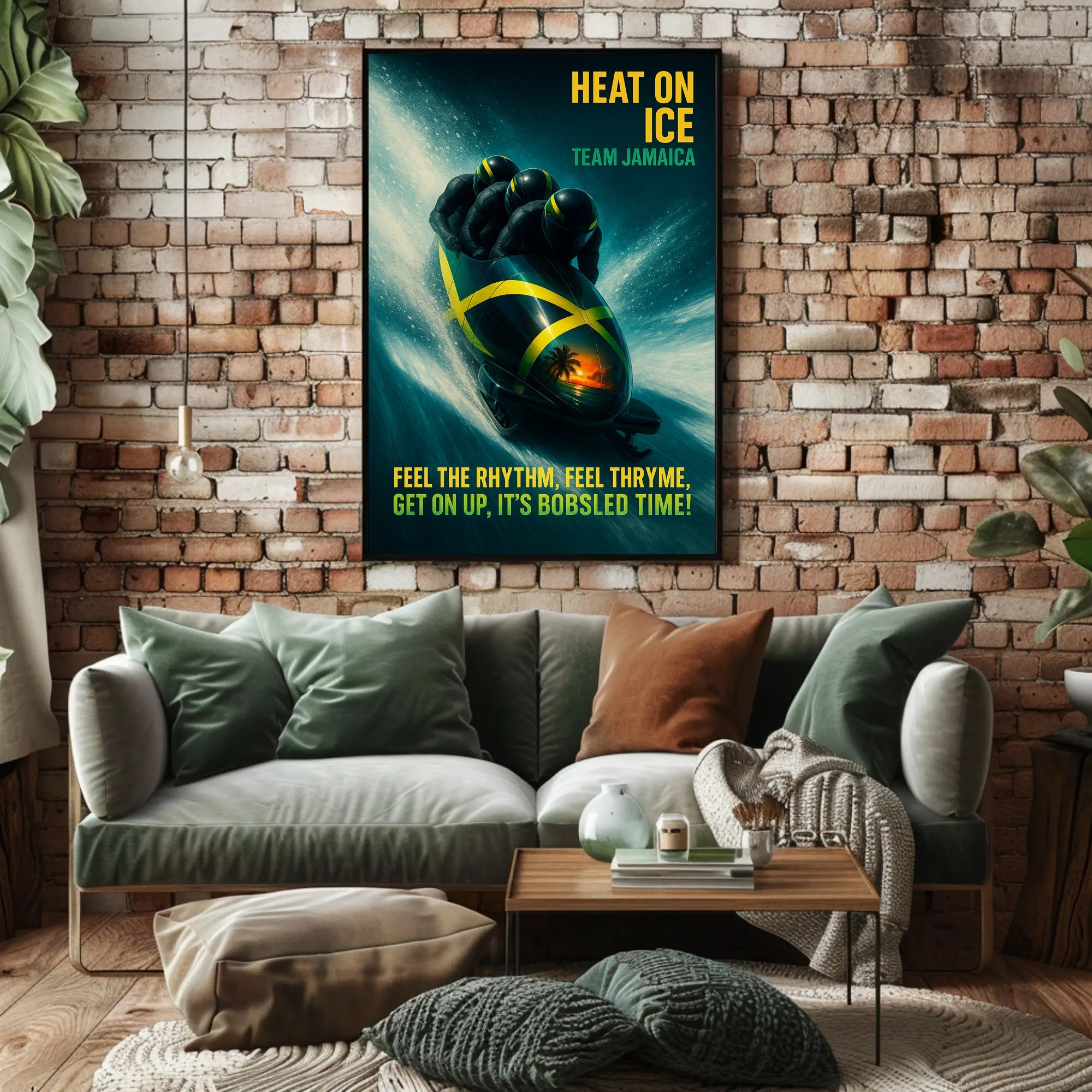 Heat On Ice Team Jamaica Poster
