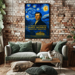 James Monroe 5th President of the United States Presidential Masterpiece Series Poster
