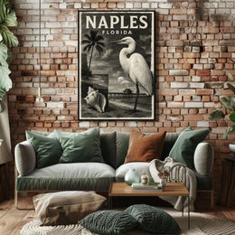 Naples Florida Coastal Serenity Poster Wall Art Beachside