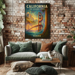 California The Golden State Poster