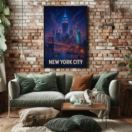 New York City Skyline Poster