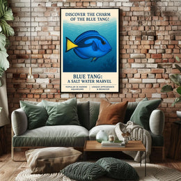 Discover The Charm Of The Blue Tang Poster