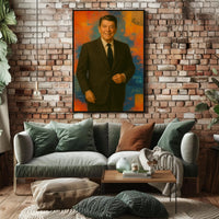 Sophisticated Man Suit Abstract, Artistic, or Pop Culture Poster