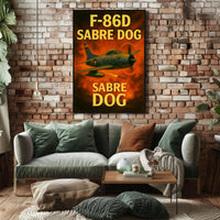 F-86D Sabre Dog Poster PosterGoat