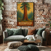Redwood National Park Poster