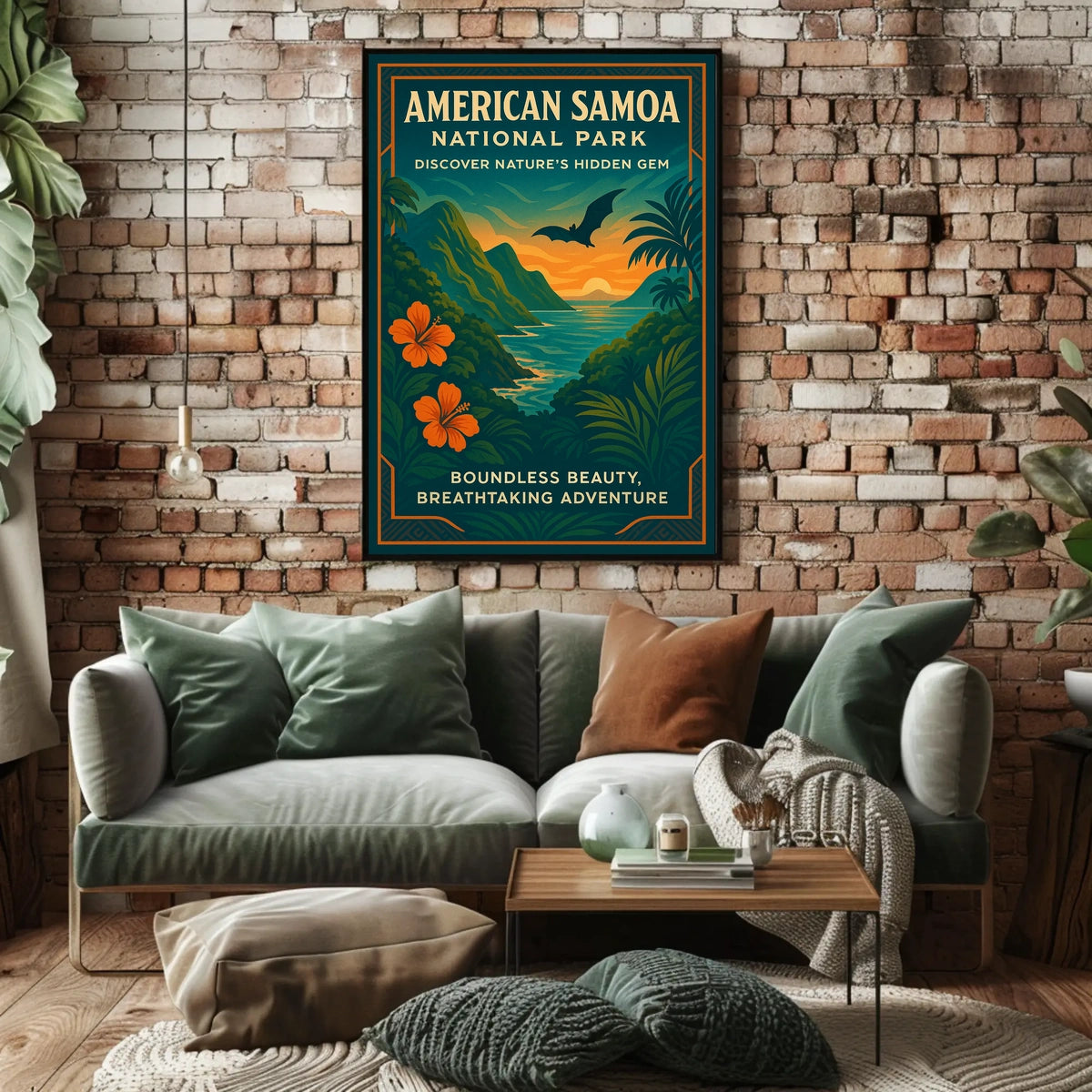 Discover America Samoa’s Beauty: National Park Poster