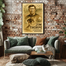 Celebrating Jim Thorpe A Legendary Athlete Jim Thorpe Poster