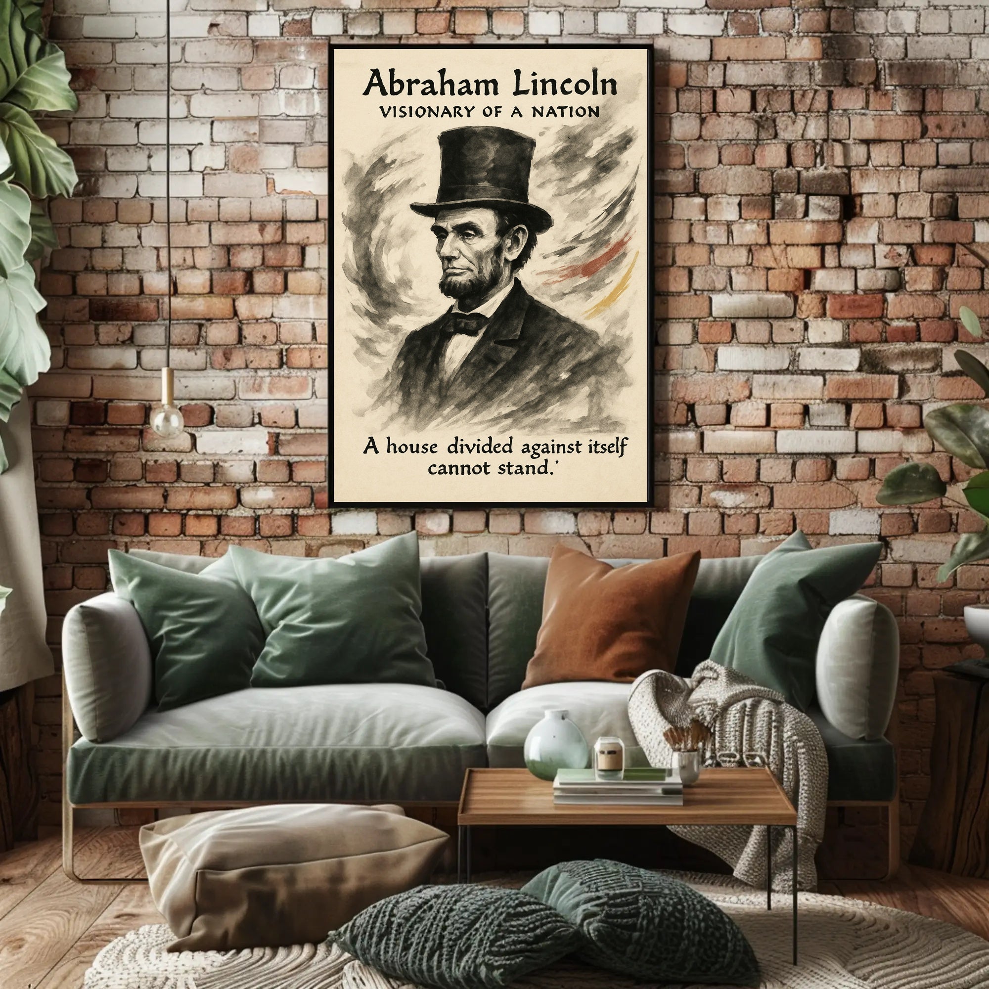 Abraham Lincoln Visionary of a Nation Poster PosterGoat
