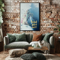 Cautionary Whisper Poster PosterGoat