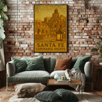 Santa Fe Luminaria Nights Poster