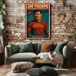 Jim Thorpe The Legend of Versatility Jim Thorpe Poster