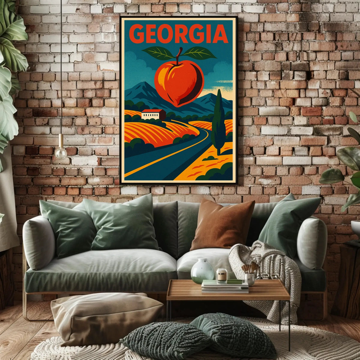 Georgia Peach Poster