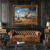 Timeless Desert Dreamscape: Abstract or Artistic Poster