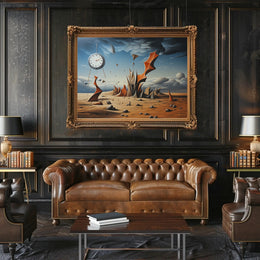 Timeless Desert Dreamscape: Abstract or Artistic Poster