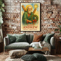 Saint Andrew Christmas Iconography Cultural or Heritage Poster