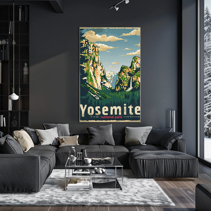Yosemite National Park El Capitan Travel Poster