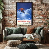 Adventure Awaits in Aspen Poster PosterGoat