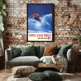 Adventure Awaits in Aspen Poster PosterGoat