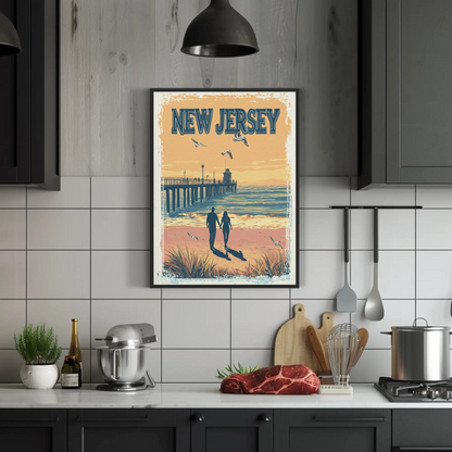 New Jersey Vintage Poster