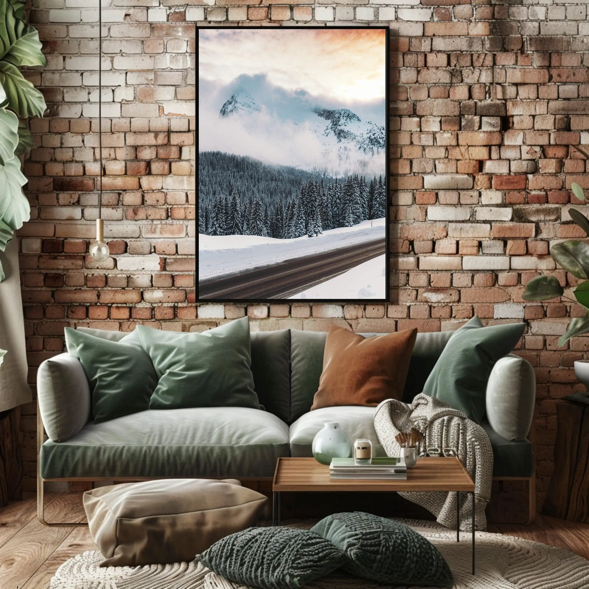 Winter Wonderland Serenity: National Park Poster