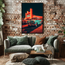 Neon Nostalgia Poster