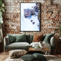 Winter Serenity From Above Poster