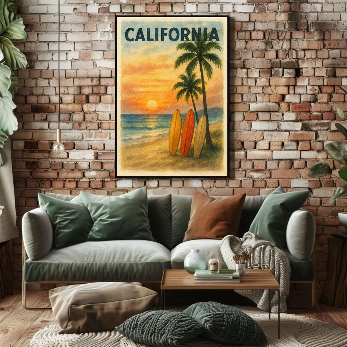 California Sunset Poster