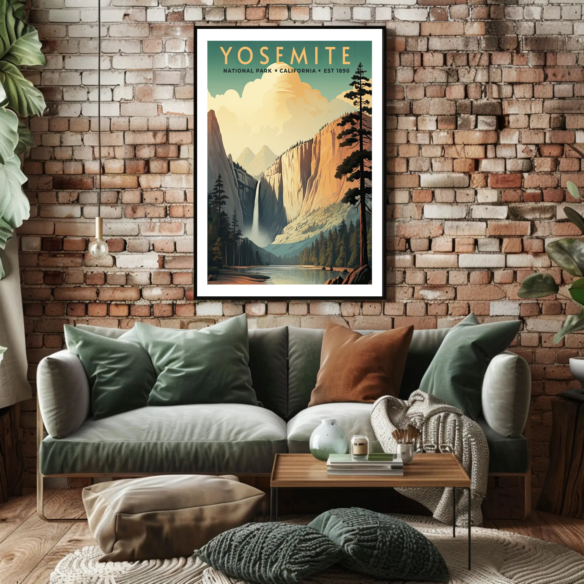Yosemite National Park Vintage Poster Print
