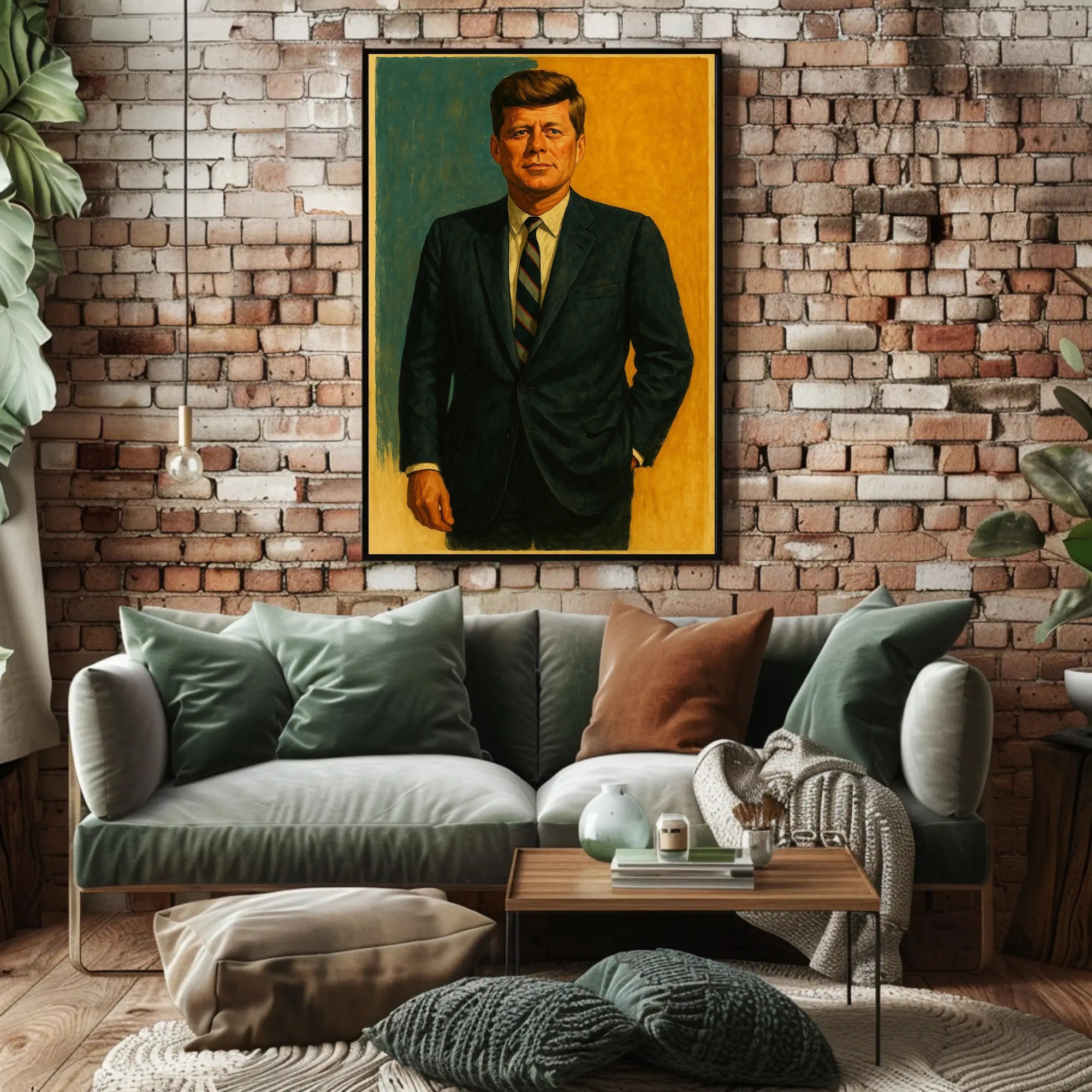 Mid-20th Century John F Kennedy Classic Portrait Poster
