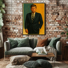 Mid-20th Century John F Kennedy Classic Portrait Poster