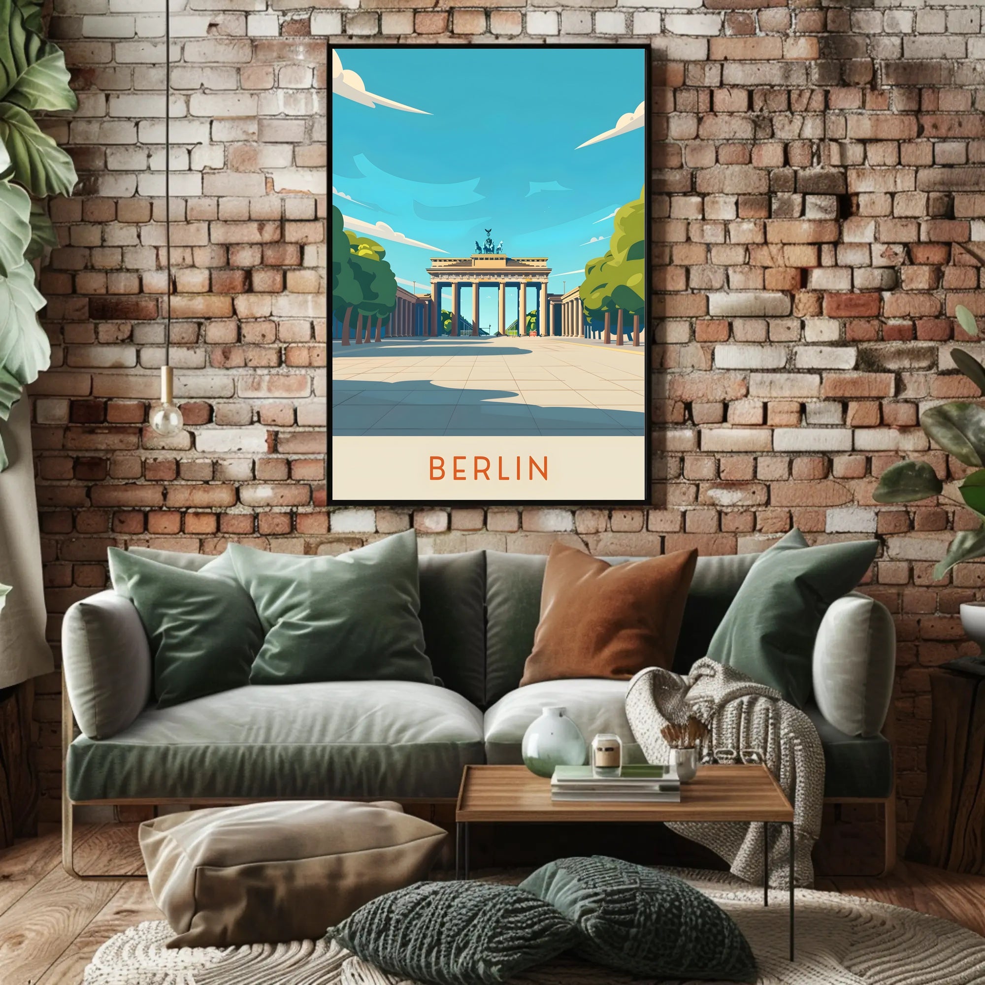 Scenic View of Berlin Poster
